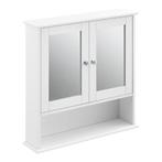 Spiegelkast Linz voor wandmontage MDF 58x56x13 cm wit, Nieuw, Verzenden