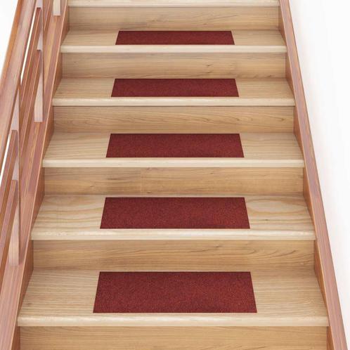 vidaXL Trapmatten zelfklevend 30 st 60x25 cm rechthoekig, Doe-het-zelf en Verbouw, Ladders en Trappen, Nieuw, Verzenden