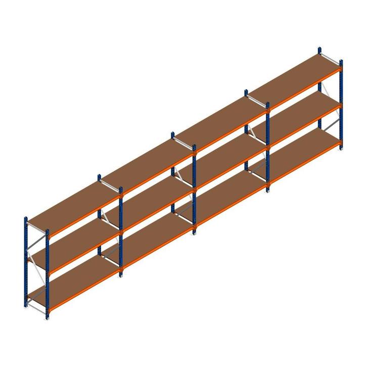 Aanbieding: Voordeelrij grootvakstelling Kimer 1750x6250x600, Zakelijke goederen, Kantoor en Winkelinrichting | Magazijn, Stelling en Opslag