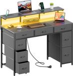 Bureau - Computertafel - Computerbureau - 120x50 cm - Grijs, Huis en Inrichting, Bureaus, Verzenden, Zo goed als nieuw