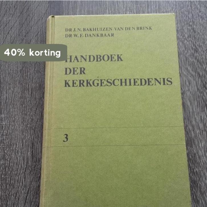 3 Handboek der kerkgeschiedenis 9789070010898, Boeken, Overige Boeken, Gelezen, Verzenden