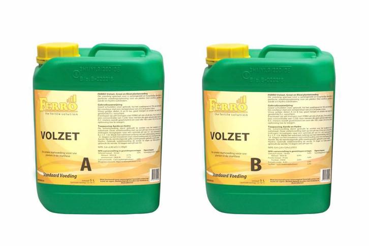 Ferro Aarde/Hydro Volzet A+B 5 ltr, Tuin en Terras, Plantenvoeding, Nieuw, Ophalen of Verzenden
