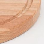 HOCHO Snijplank - Beukenhout - Ø 220x15mm - Met Sapgeul &.., Huis en Inrichting, Keuken | Keukenbenodigdheden, Ophalen of Verzenden