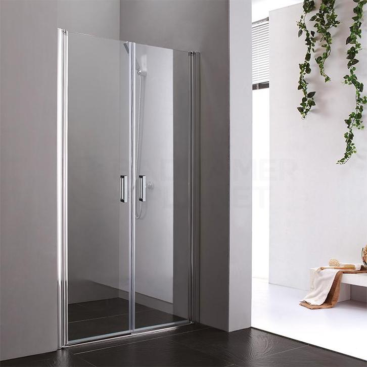 Sani Royal Pendeldeur met profiel Chroom 90x200 cm, Doe-het-zelf en Verbouw, Sanitair