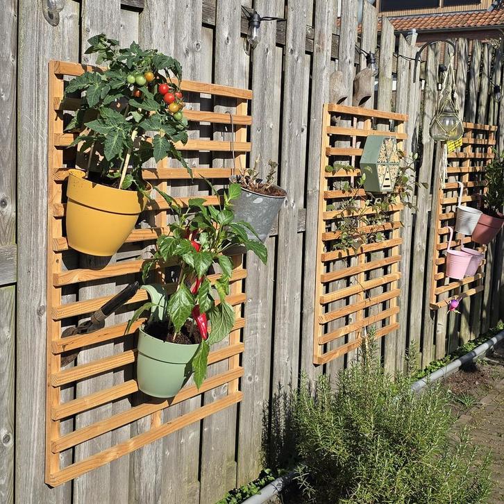 Tuinschermen / Plantenrekken – Slechts €9,95 per stuk!, Tuin en Terras, Tuinschermen, Nieuw, Hout, Minder dan 100 cm, Minder dan 100 cm