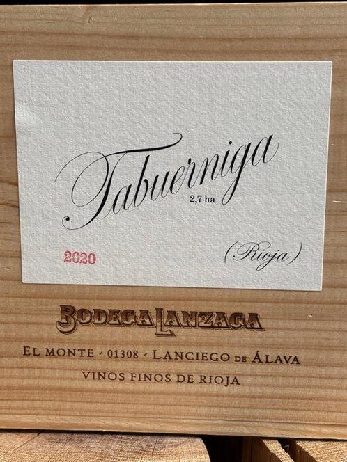 2020 Bodega Lanzaga, Tabuerniga - Rioja - 6 Flessen (0.75, Verzamelen, Wijnen