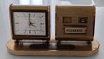Bureauklok - Europa - Vintage - Verguld messing - 1950-1960, Antiek en Kunst, Antiek | Klokken