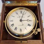 Tweedaagse scheepschronometer - Hout, Messing - eind 20e