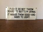 Ande Rooney. Please do not throw cigarette butts -