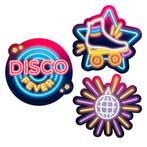 Disco Decoratie set 3 delig, Verzenden, Nieuw