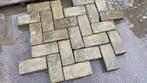 Oude gebakken keiformaten Brons (op pallets), Tuin en Terras, Tegels en Klinkers, Ophalen of Verzenden, Gebruikt, Keramiek, Klinkers