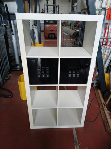 IKEA Kallax open kast, wit, 8-vaks, 79 x 39 x 149 cm beschikbaar voor biedingen