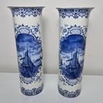Vaas (2) - Schitterende High-End Set Vazen - Delfts Blauw -