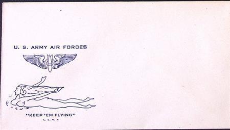 Amerikaanse envelop WWII (lijst optie), Verzamelen, Militaria | Tweede Wereldoorlog, Verzenden