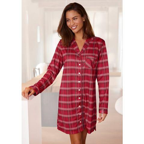 H.I.S Nachthemd van flanel met ruitdessin (1-delig), Kleding | Dames, Ondergoed en Lingerie, Verzenden