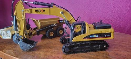 Huina 1:50 - Modelmachines (2) - Modèles réduits dengin de, Hobby en Vrije tijd, Modelauto's | 1:5 tot 1:12