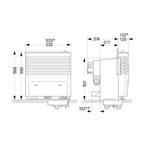 Truma Kachel S5004 voor 1 Ventilator zonder Mantel, Nieuw