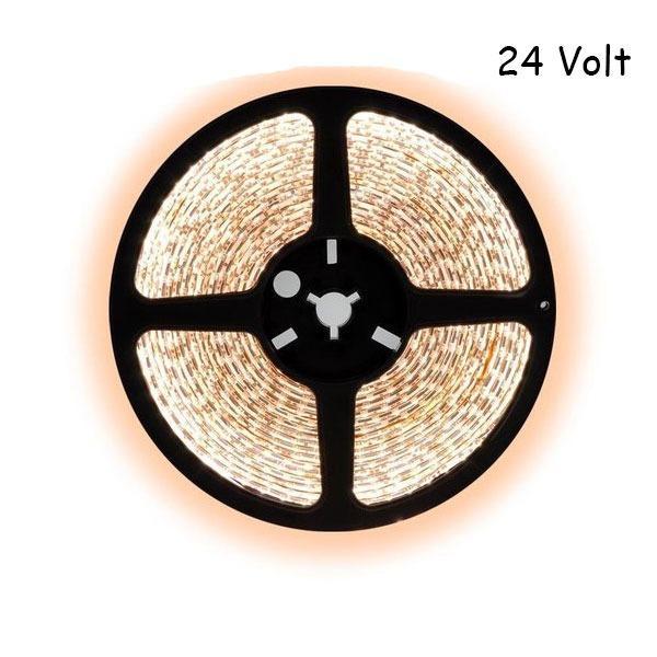 5 meter warm wit led strip - 60Leds/m - 24V, Hobby en Vrije tijd, Elektronica-componenten, Nieuw, Ophalen of Verzenden