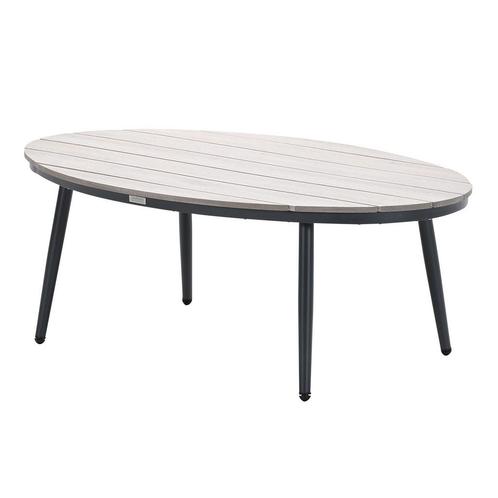 Garden Impressions Lucas loungetafel ovaal 120 cm - light, Tuin en Terras, Tuinsets en Loungesets, Verzenden