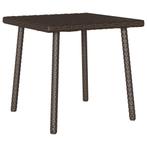 vidaXL Tuin salontafel rechthoekig 40x40x37 cm poly rattan, Verzenden, Nieuw