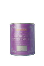 Rust oleum metallic finish meubelverf 750 ml, zilver, blik, Nieuw, Verzenden