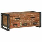 vidaXL Salontafel Bruin 90 x 50 x 38 cm massief gerecycled, Huis en Inrichting, Tafels | Salontafels, Verzenden, Nieuw, 50 tot 100 cm