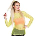 Neon Gele Visnet Shirt Mat M/L, Kleding | Dames, Nieuw, Verzenden