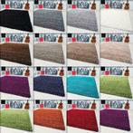 Hoogpolig Shaggy tapijt vloerkleed 60 x 110 t/m 300 x 400 cm, Nieuw, Rechthoekig, Verzenden, Blauw