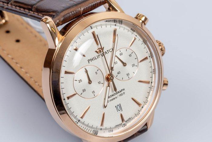 Philip Watch - Sunray - Classic - Chronograph - Rose gold -, Sieraden, Tassen en Uiterlijk, Horloges | Heren