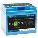 Relion RB50-LT 12V/50Ah Lithium Ion LiFePO4 Battery, Nieuw, Ophalen of Verzenden