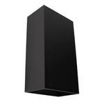 Moderne wandlamp zwart | Vierkant | GU10 | Up en Down light, Huis en Inrichting, Lampen | Wandlampen, Ophalen of Verzenden, Nieuw