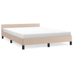 Bedframe 140x200 Cappuccino - Tweedekansje - Comfortabel..., Huis en Inrichting, Slaapkamer | Bedden, Overige materialen, Bruin
