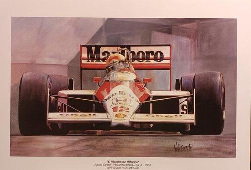 José María Villafuerte - Ayrton Senna en Competición, Verzamelen, Automerken, Motoren en Formule 1