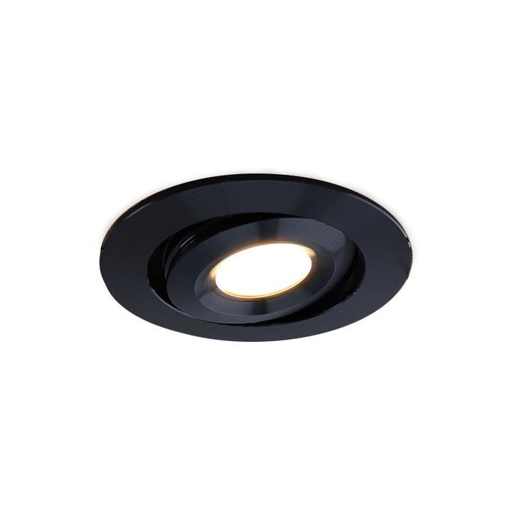 Rona kantelbare Veranda inbouwspot, IP44, dimbaar, zwart, Tuin en Terras, Buitenverlichting, Nieuw, Ophalen of Verzenden