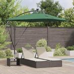 vidaXL Cantilever Banana Parasol Groen 249 x 249 x 250 cm, Verzenden, Nieuw, 2 tot 3 meter