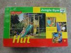 Jungle Gym Hut, compleet met gezaagd houtpakket,glijbaan