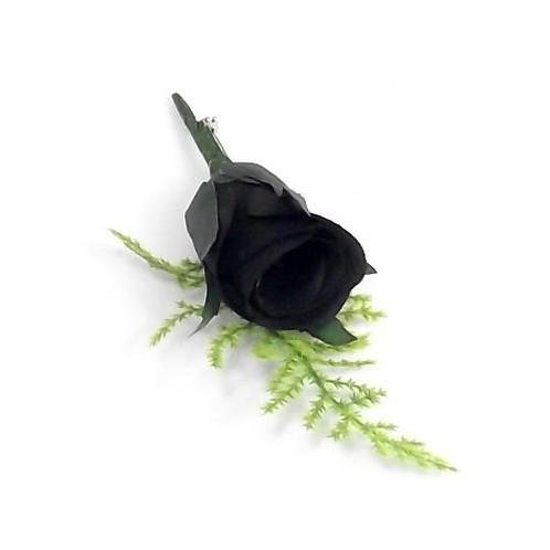 Corsage Romance Bridal ZWART Black Corsage Roos, Hobby en Vrije tijd, Knutselen, Nieuw, Ophalen of Verzenden