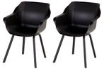 Hartman Sophie Element dining armstoel- Carbon black- 2 st., Verzenden, Nieuw, Overige materialen
