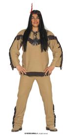 Indiaan Kostuum 3-Delig Man Hinto, Kleding | Heren, Ophalen of Verzenden, Nieuw