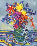 Gérard Vieillevie (1939-1992) - Le bouquet bleu