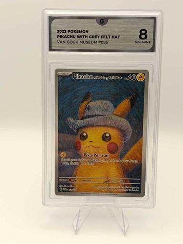 Pokémon - 1 Graded card - Pikachu with Grey Felt Hat, beschikbaar voor biedingen