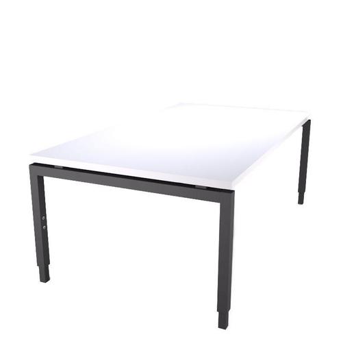 Recht N-poot bureau, 160 x 80 cm, Zakelijke goederen, Kantoor en Winkelinrichting | Kantoormeubilair en Inrichting, Ophalen of Verzenden