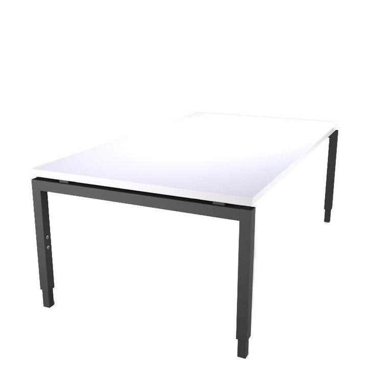 Recht N-poot bureau, 160 x 80 cm, Zakelijke goederen, Kantoor en Winkelinrichting | Kantoormeubilair en Inrichting, Ophalen of Verzenden