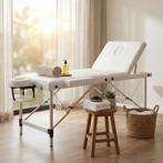Massagetafel Aluminium Wit | Inklapbaar | Scherpe Prijs, Sport en Fitness, Massageproducten, Ophalen of Verzenden, Nieuw, Massagetafel
