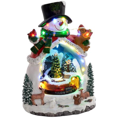TRUUSK Kerstdorp Kerststad Met LED-verlichting, Muziek, Snee, Diversen, Kerst, Nieuw, Verzenden
