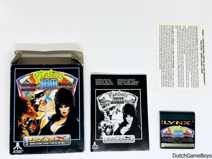 Atari Lynx - Pinball Jam, Spelcomputers en Games, Games | Atari, Gebruikt, Verzenden