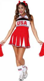 USA Cheerleader outfit dames, Kleding | Dames, Ophalen of Verzenden, Nieuw