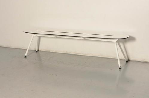 Lonc Alowha designbankje, wit / wit, 200 x 40 cm, Zakelijke goederen, Kantoor en Winkelinrichting | Kantoormeubilair en Inrichting