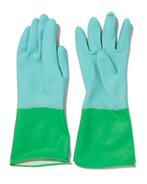HEMA Huishoudhandschoenen latex blauw L (8-8.5), Verzenden, Nieuw