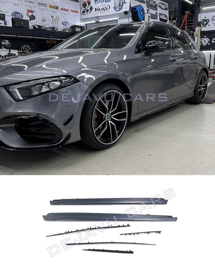 A45 AMG Look Side skirts voor Mercedes Benz A Klasse W177 V1, Auto diversen, Tuning en Styling, Ophalen of Verzenden